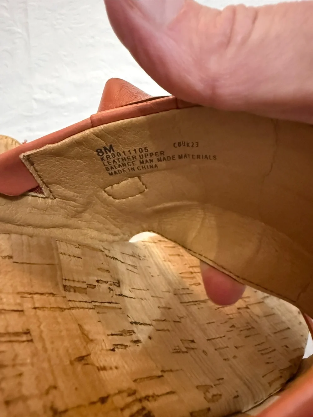 Korks Fraya Wedge Platform Sandals. 8M